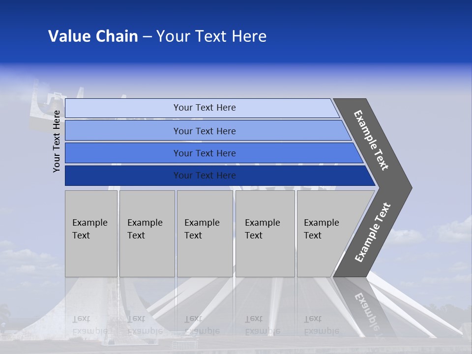 Cathedral Of Brasilia City Capital Of Brazil PowerPoint Template