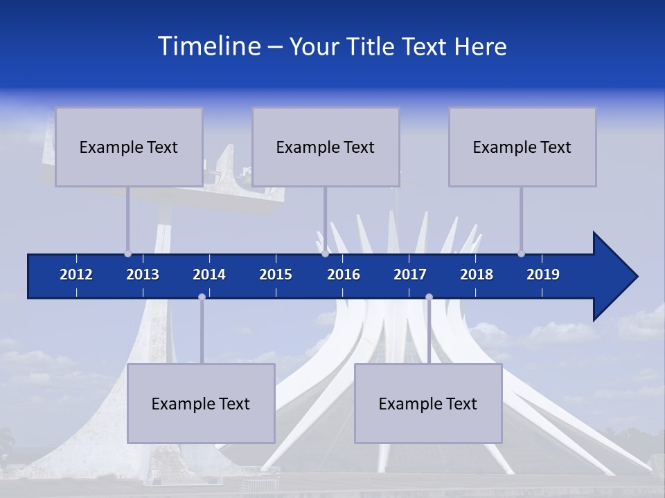 Cathedral Of Brasilia City Capital Of Brazil PowerPoint Template