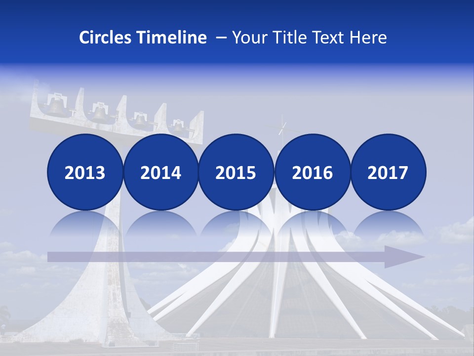 Cathedral Of Brasilia City Capital Of Brazil PowerPoint Template