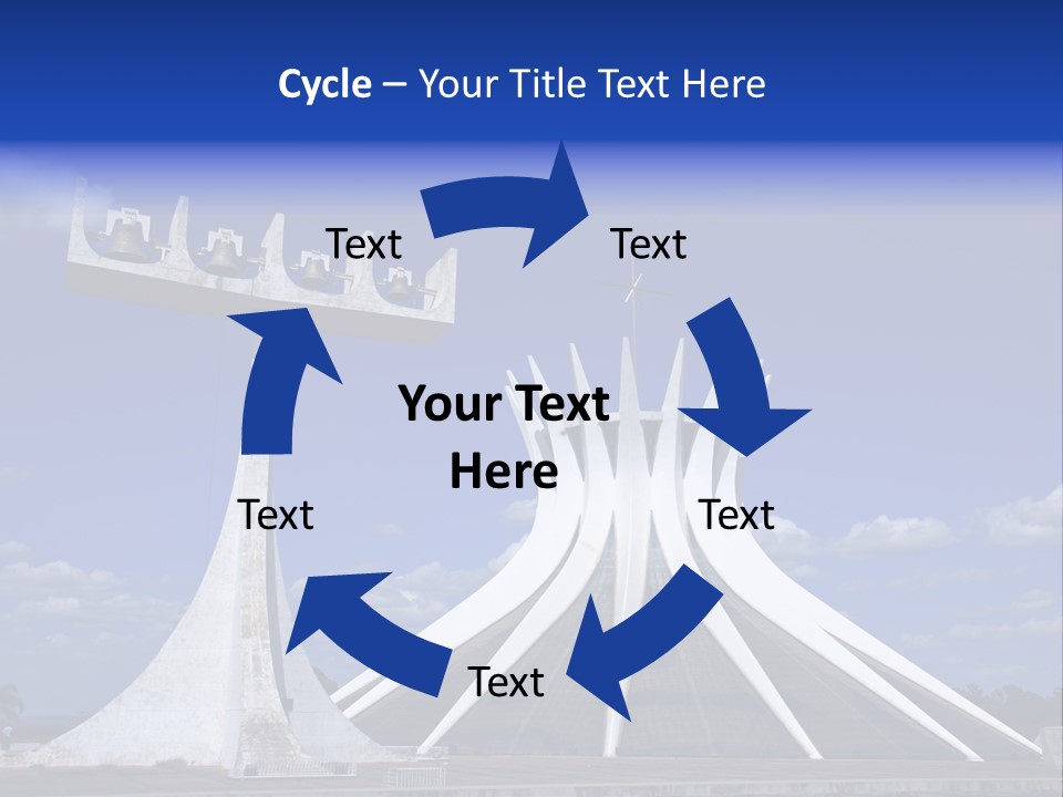 Cathedral Of Brasilia City Capital Of Brazil PowerPoint Template