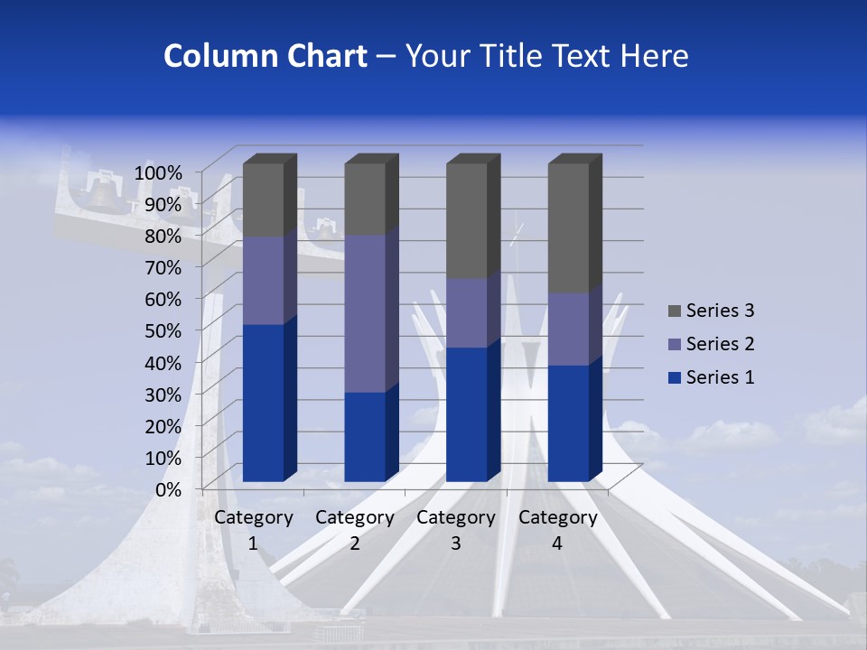 Cathedral Of Brasilia City Capital Of Brazil PowerPoint Template