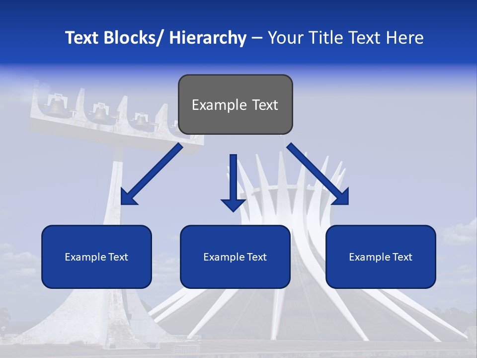 Cathedral Of Brasilia City Capital Of Brazil PowerPoint Template