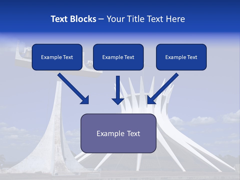 Cathedral Of Brasilia City Capital Of Brazil PowerPoint Template