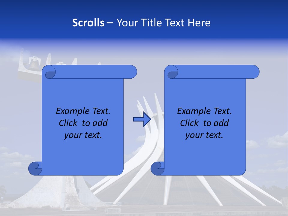 Cathedral Of Brasilia City Capital Of Brazil PowerPoint Template