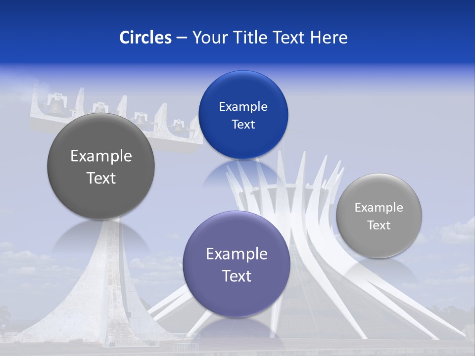 Cathedral Of Brasilia City Capital Of Brazil PowerPoint Template