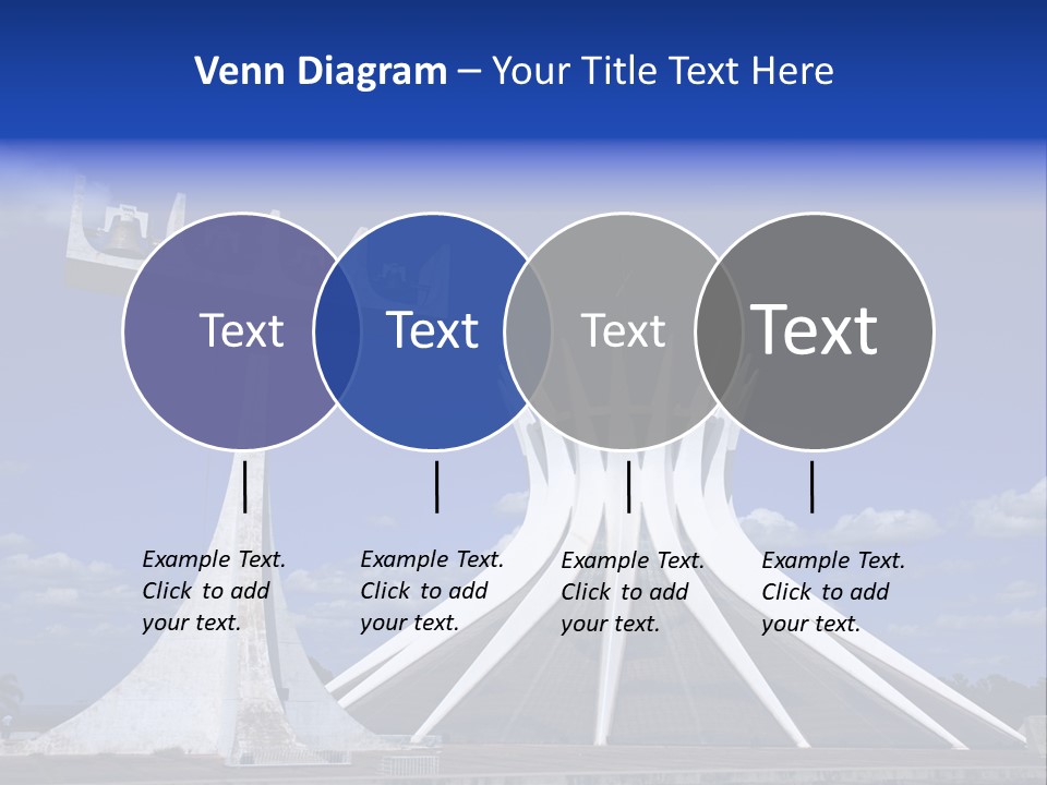 Cathedral Of Brasilia City Capital Of Brazil PowerPoint Template