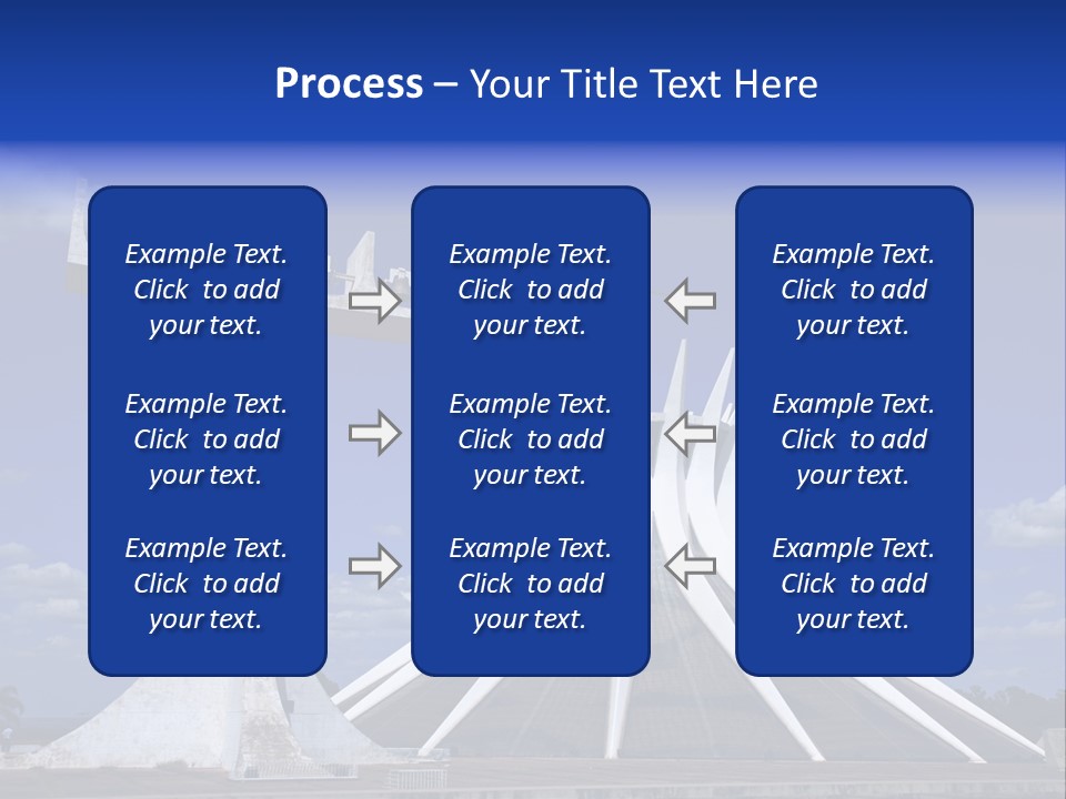 Cathedral Of Brasilia City Capital Of Brazil PowerPoint Template