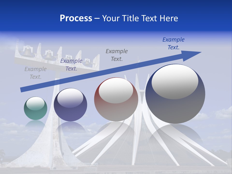 Cathedral Of Brasilia City Capital Of Brazil PowerPoint Template