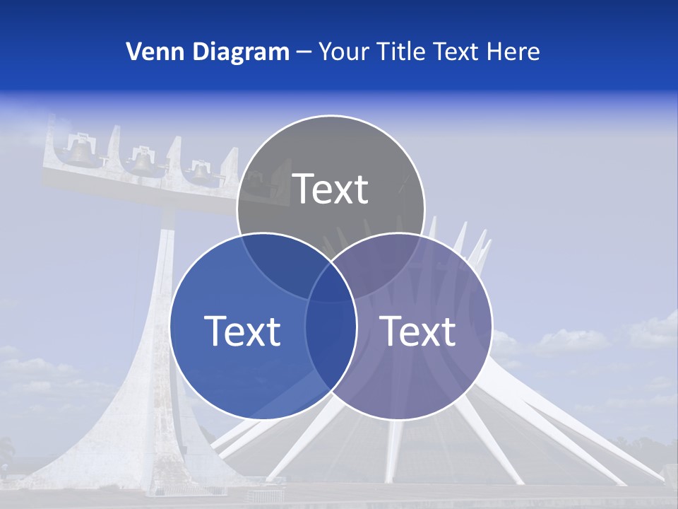 Cathedral Of Brasilia City Capital Of Brazil PowerPoint Template