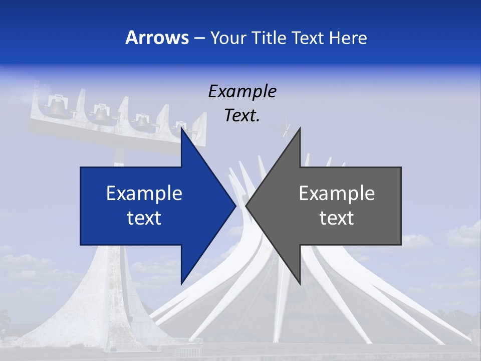 Cathedral Of Brasilia City Capital Of Brazil PowerPoint Template