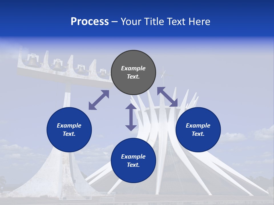 Cathedral Of Brasilia City Capital Of Brazil PowerPoint Template
