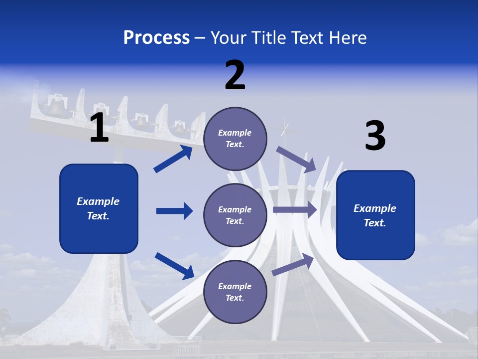 Cathedral Of Brasilia City Capital Of Brazil PowerPoint Template