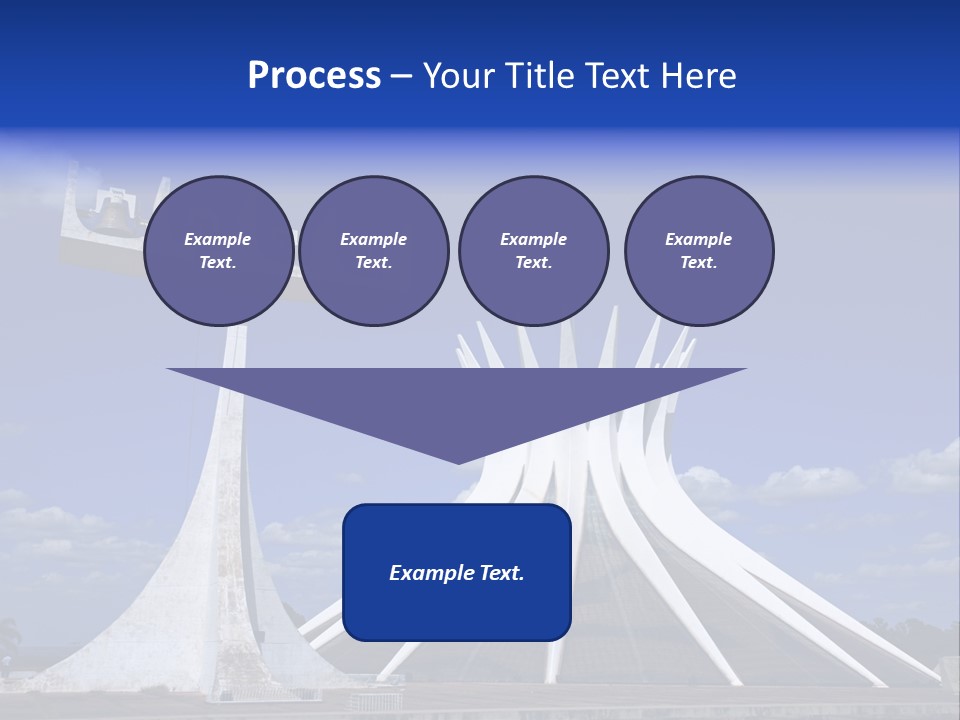 Cathedral Of Brasilia City Capital Of Brazil PowerPoint Template