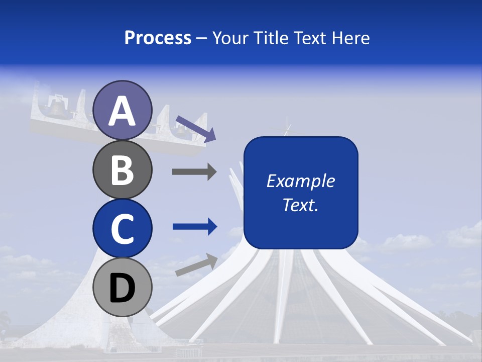 Cathedral Of Brasilia City Capital Of Brazil PowerPoint Template