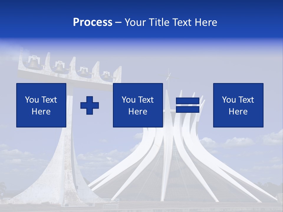 Cathedral Of Brasilia City Capital Of Brazil PowerPoint Template