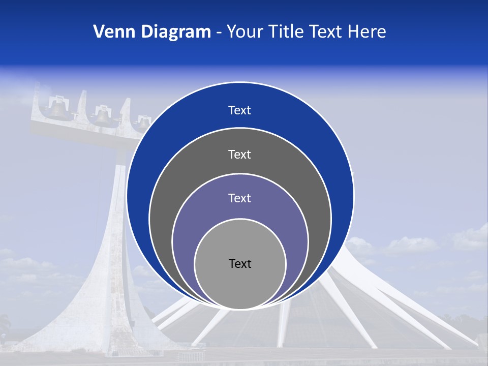 Cathedral Of Brasilia City Capital Of Brazil PowerPoint Template