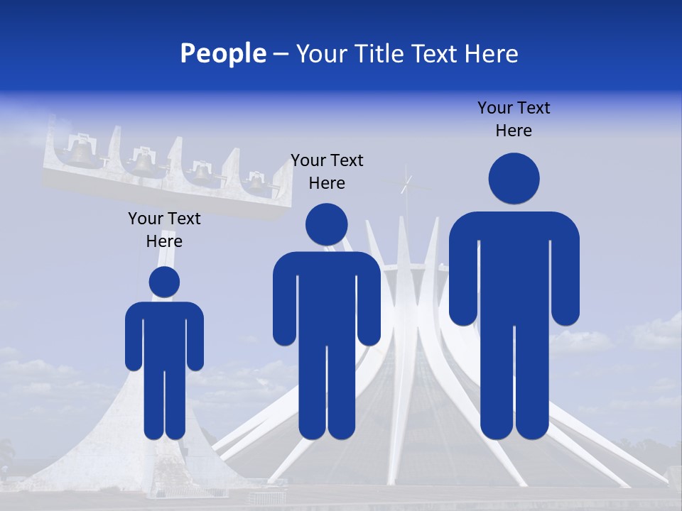Cathedral Of Brasilia City Capital Of Brazil PowerPoint Template