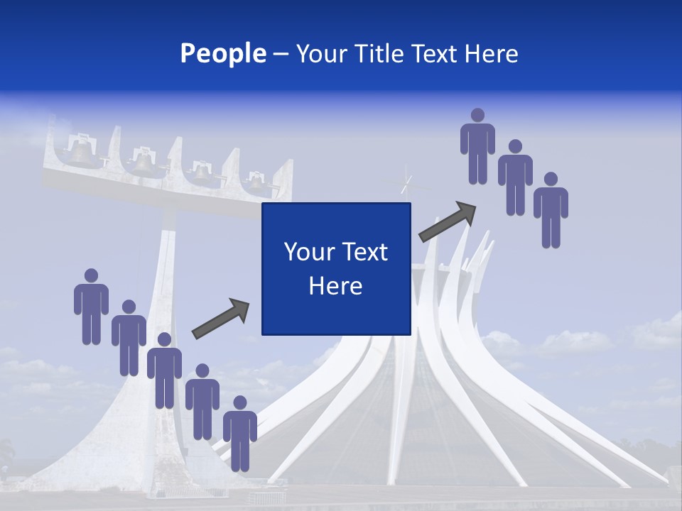 Cathedral Of Brasilia City Capital Of Brazil PowerPoint Template