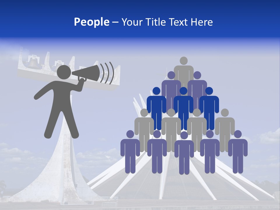 Cathedral Of Brasilia City Capital Of Brazil PowerPoint Template