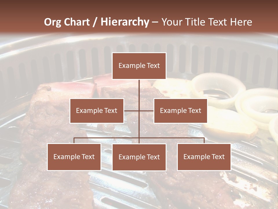 A Bunch Of Food That Is On A Grill PowerPoint Template