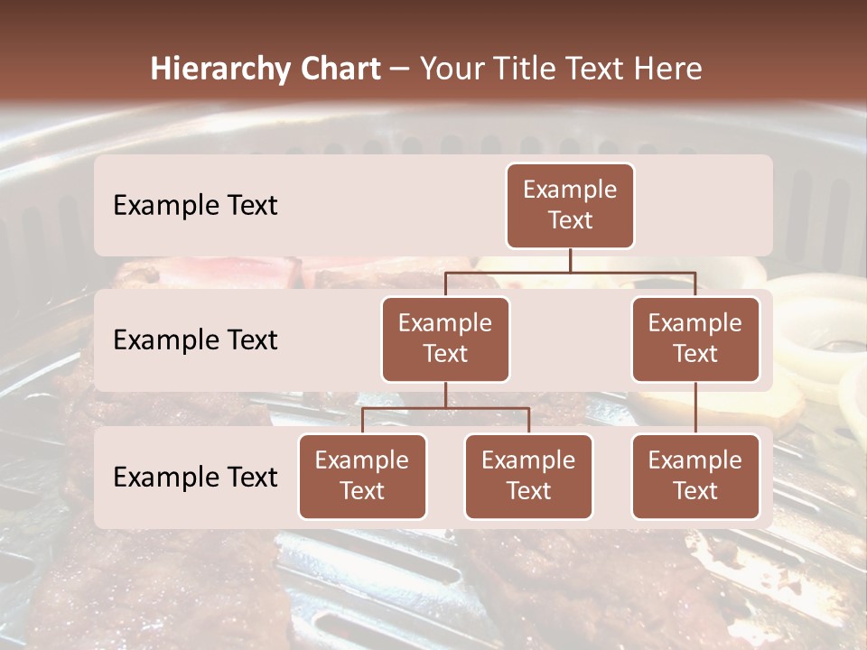 A Bunch Of Food That Is On A Grill PowerPoint Template
