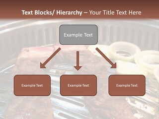 A Bunch Of Food That Is On A Grill PowerPoint Template