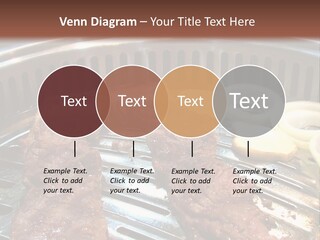 A Bunch Of Food That Is On A Grill PowerPoint Template