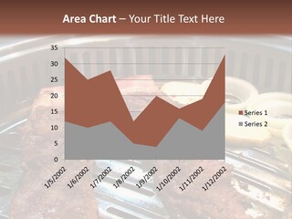 A Bunch Of Food That Is On A Grill PowerPoint Template