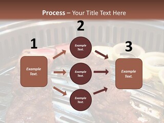 A Bunch Of Food That Is On A Grill PowerPoint Template