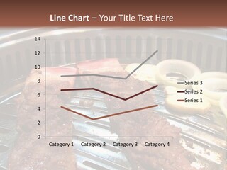 A Bunch Of Food That Is On A Grill PowerPoint Template