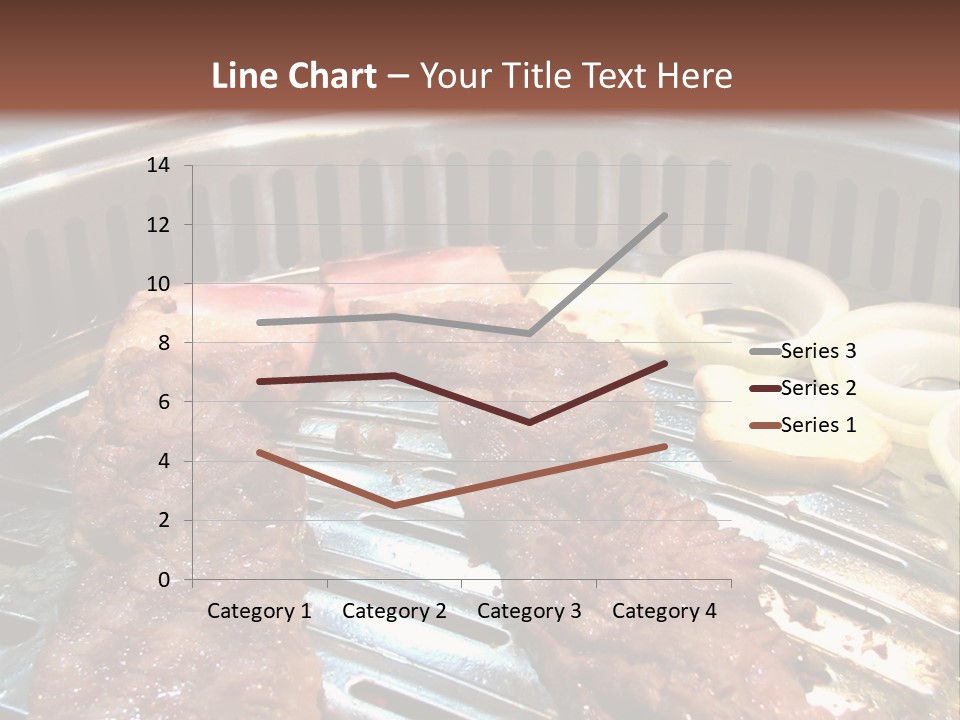 A Bunch Of Food That Is On A Grill PowerPoint Template