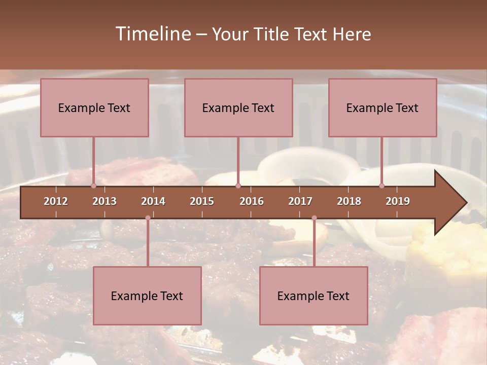 A Large Metal Pan Filled With Food On Top Of A Table PowerPoint Template