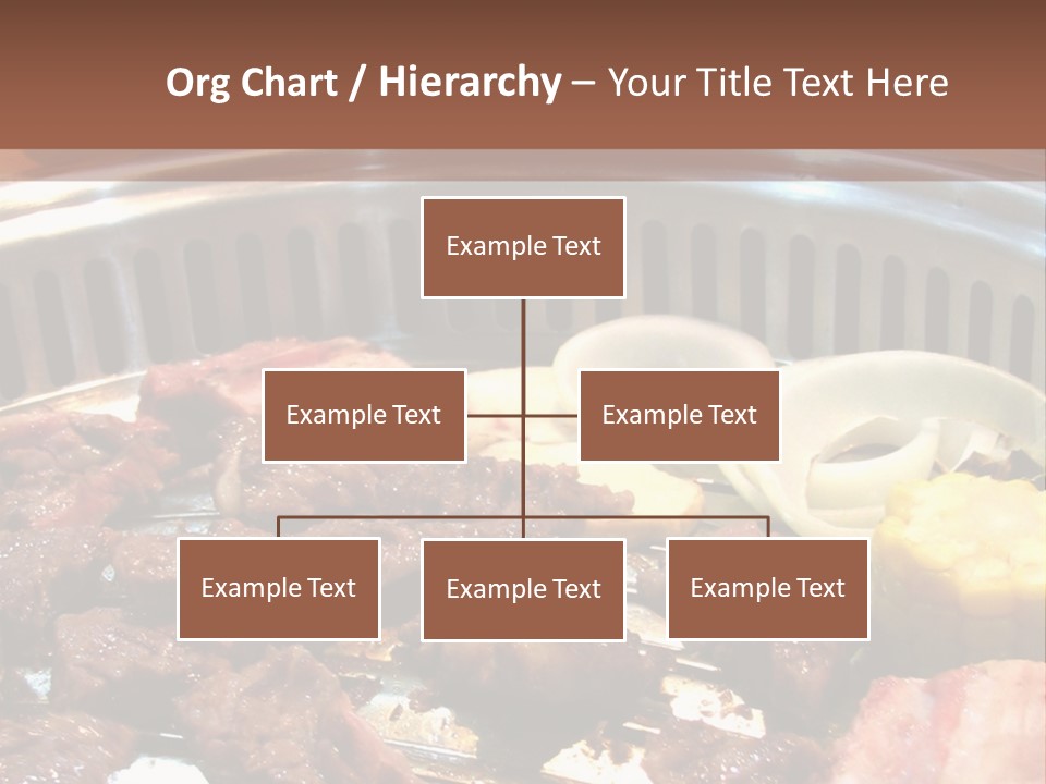A Large Metal Pan Filled With Food On Top Of A Table PowerPoint Template