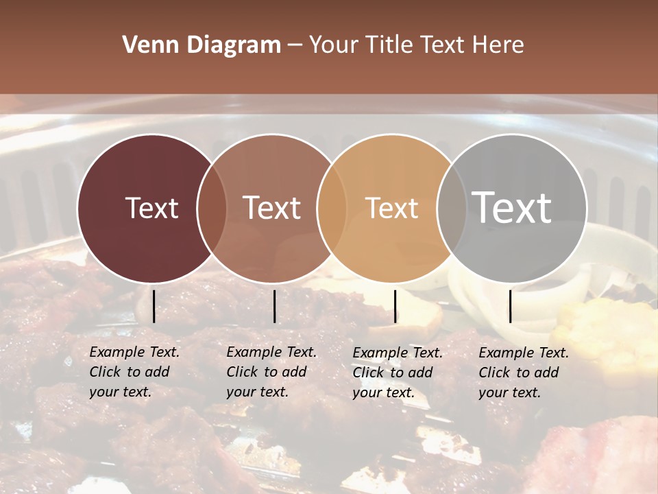 A Large Metal Pan Filled With Food On Top Of A Table PowerPoint Template
