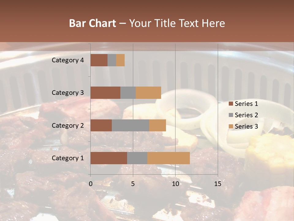 A Large Metal Pan Filled With Food On Top Of A Table PowerPoint Template