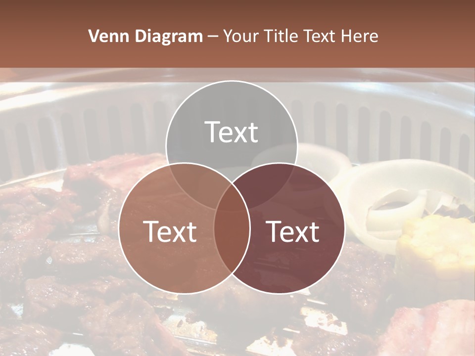 A Large Metal Pan Filled With Food On Top Of A Table PowerPoint Template