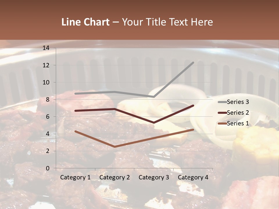 A Large Metal Pan Filled With Food On Top Of A Table PowerPoint Template