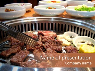 Korean Bbq PowerPoint Template