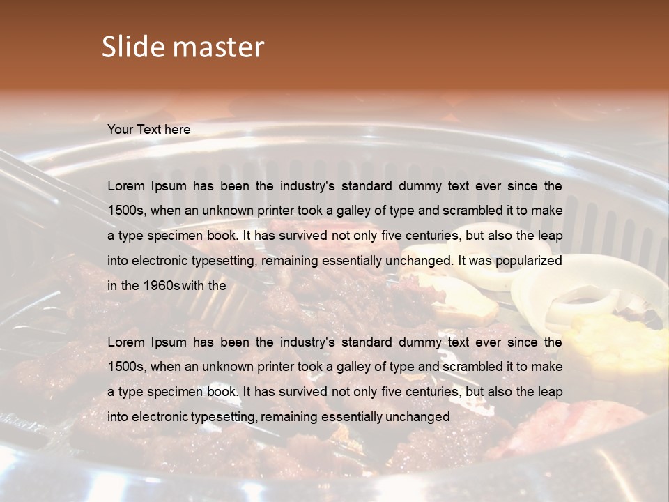 Korean Bbq PowerPoint Template
