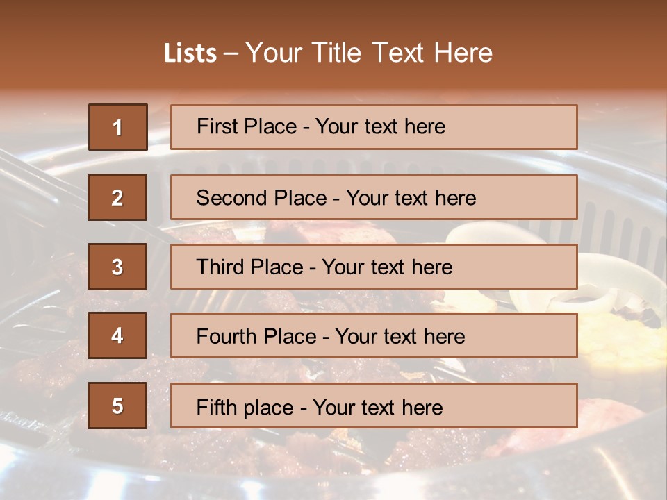 Korean Bbq PowerPoint Template