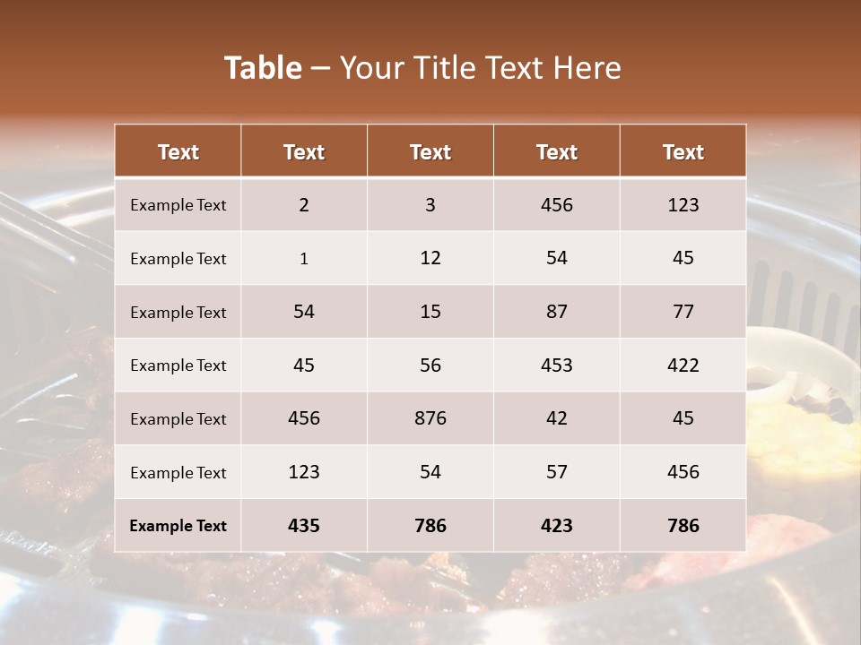 Korean Bbq PowerPoint Template