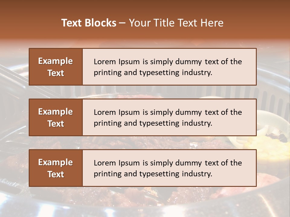Korean Bbq PowerPoint Template