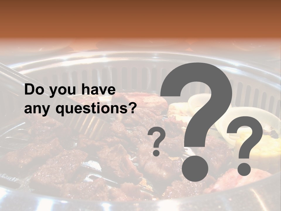 Korean Bbq PowerPoint Template