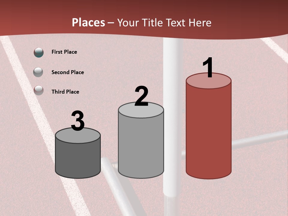 Athletics - Hurdle Close Up PowerPoint Template
