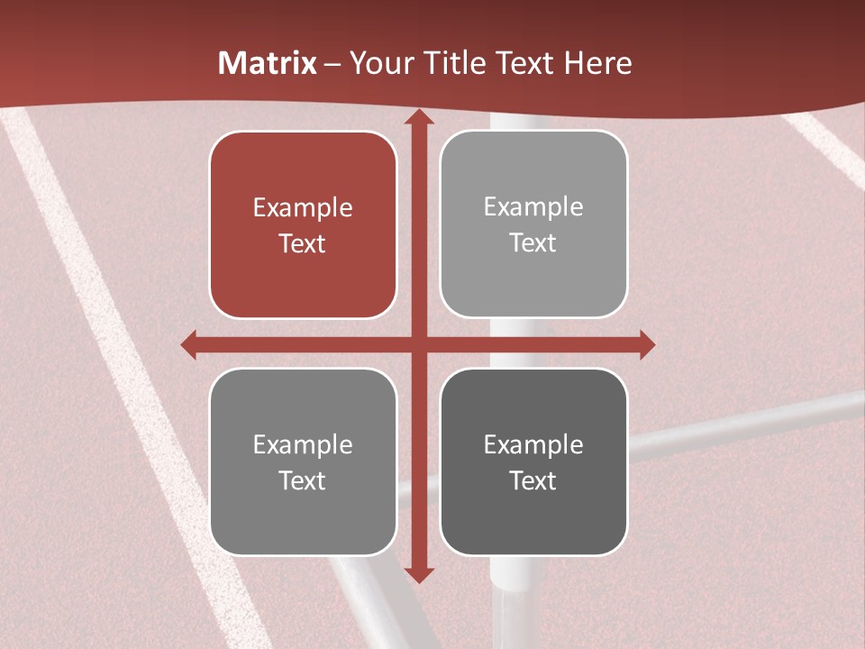 Athletics - Hurdle Close Up PowerPoint Template