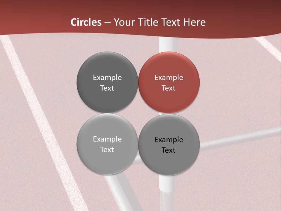 Athletics - Hurdle Close Up PowerPoint Template
