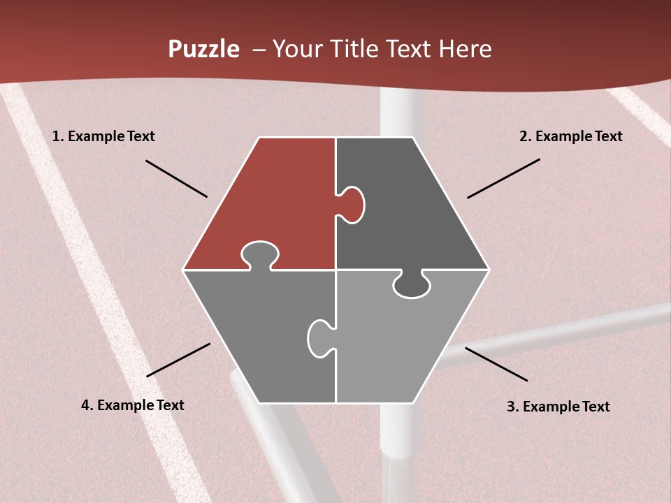 Athletics - Hurdle Close Up PowerPoint Template