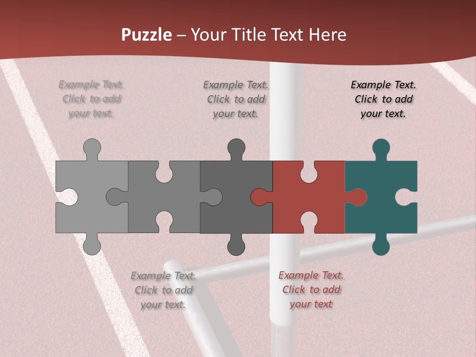 Athletics - Hurdle Close Up PowerPoint Template
