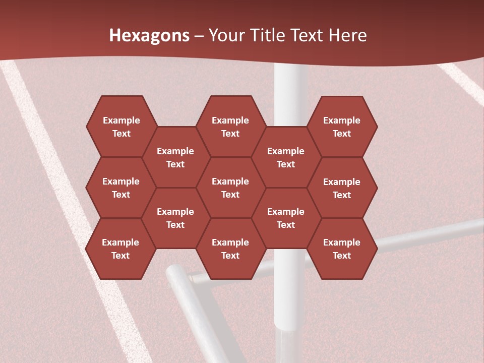 Athletics - Hurdle Close Up PowerPoint Template