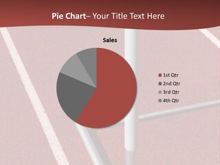 Athletics - Hurdle Close Up PowerPoint Template